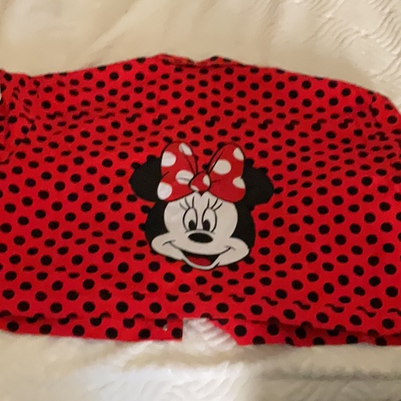 NWT Disney Parks Minnie Mouse Classic Red & Black Polkadot Jean Jacket - Picture 2 of 2